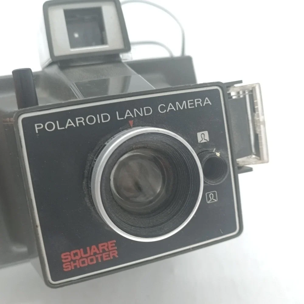 Vintage Polaroid Square Shooter Land Camera Instant Film Camera Gray a2